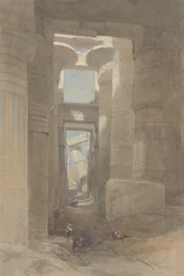 Il grande tempio di Amon Karnak, la sala ipostila
